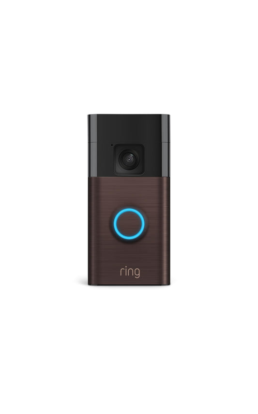 Ring Battery Doorbell (newest model), Home or business security with Head-to-Toe video, Live View with Two-Way Talk, and Motion Detection & Alerts, Satin Nickel