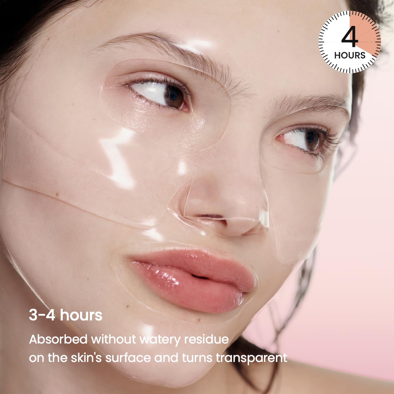 BIODANCE Bio-Collagen Real Deep Mask, Hydrating Overnight Hydrogel Mask, Pore Minimizing, Elasticity, Plumping Improvement, Korean Skin Care | 1.19oz(34g) x 4ea
