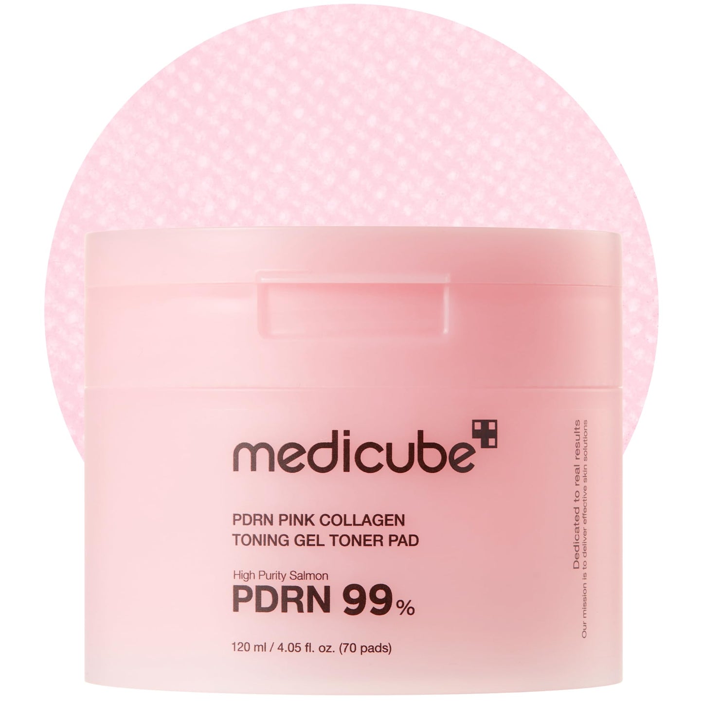 medicube Toner Pads Zero Pore Pad 2.0 | Dual-Textured Facial Pad for Exfoliation and Pore Care with 4.5% AHA Lactic Acid, 0.45% BHA Salicylic Acid | Ideal for All, Korean Skin Care, 70 Pads (1 Pack)