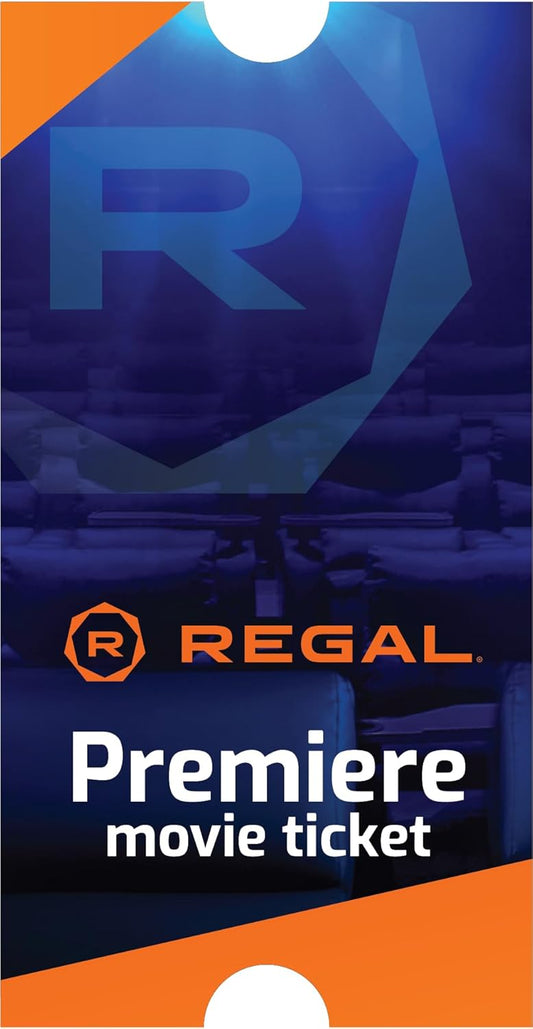 REGAL Premiere Movie Ticket – Digital Ticket, Instant Delivery – Save Up To 40%