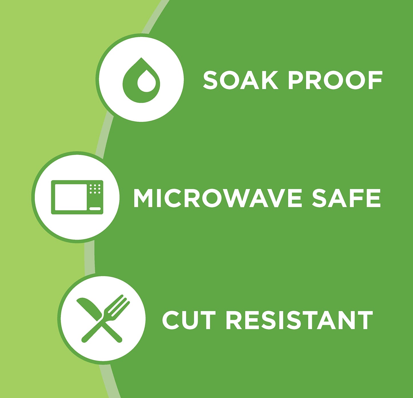 Amazon Basics Everyday Disposable Paper Plates, 8.62 Inch, Microwave-Safe, Cut Resistant, Soak-Proof, 100 Count, Packaging May Vary