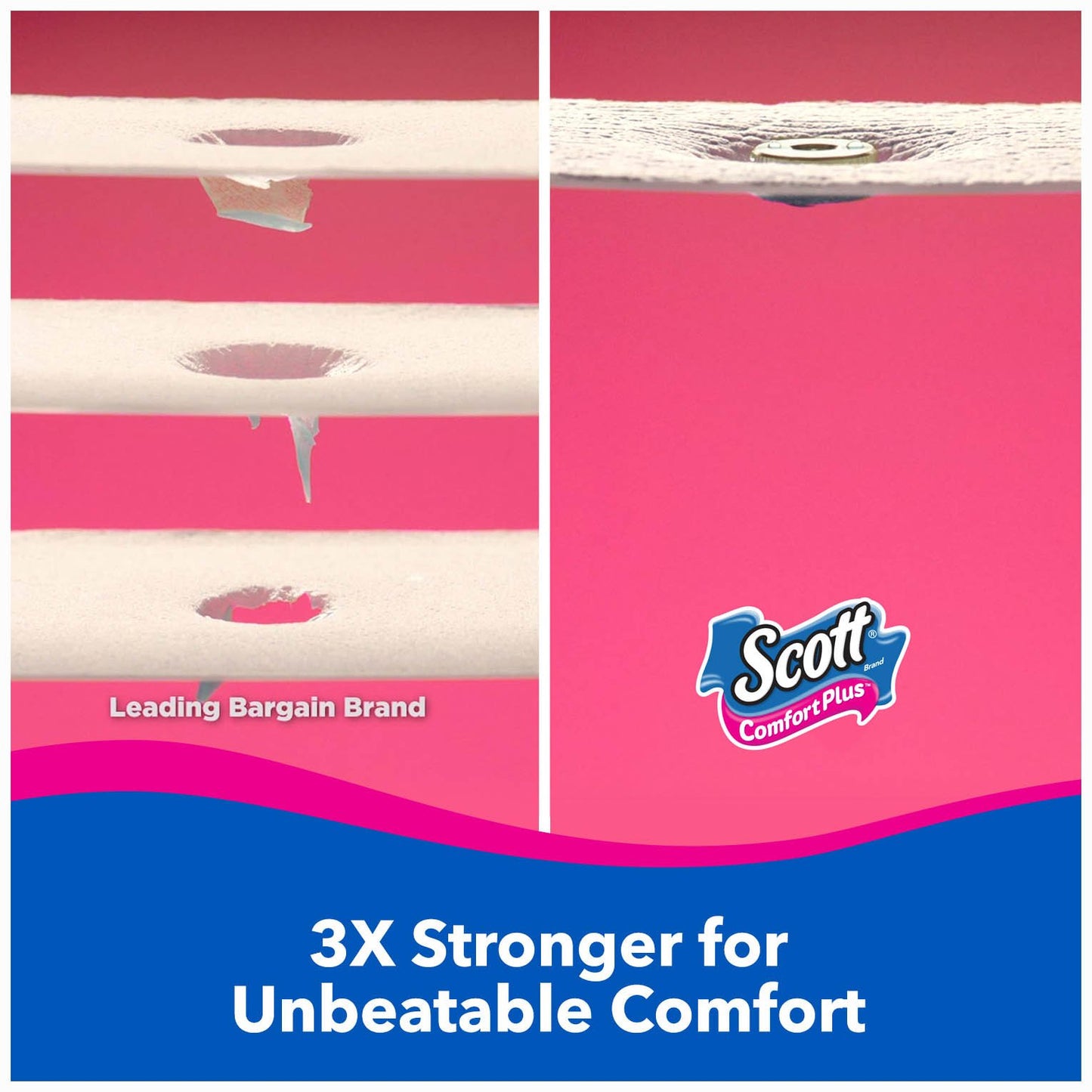 Scott ComfortPlus Toilet Paper, 48 Double Rolls, 231 Sheets per Roll, Septic-Safe, 1-Ply Toilet Tissue