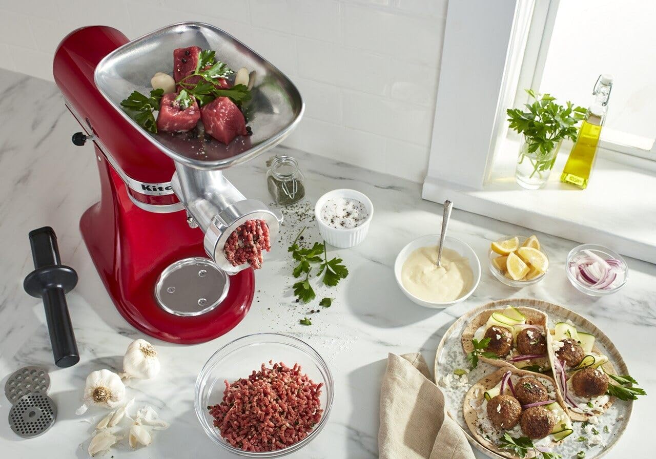 KitchenAid Stand Mixer Attachment, Food Grinder KSMMGA, Metal Food Grinder
