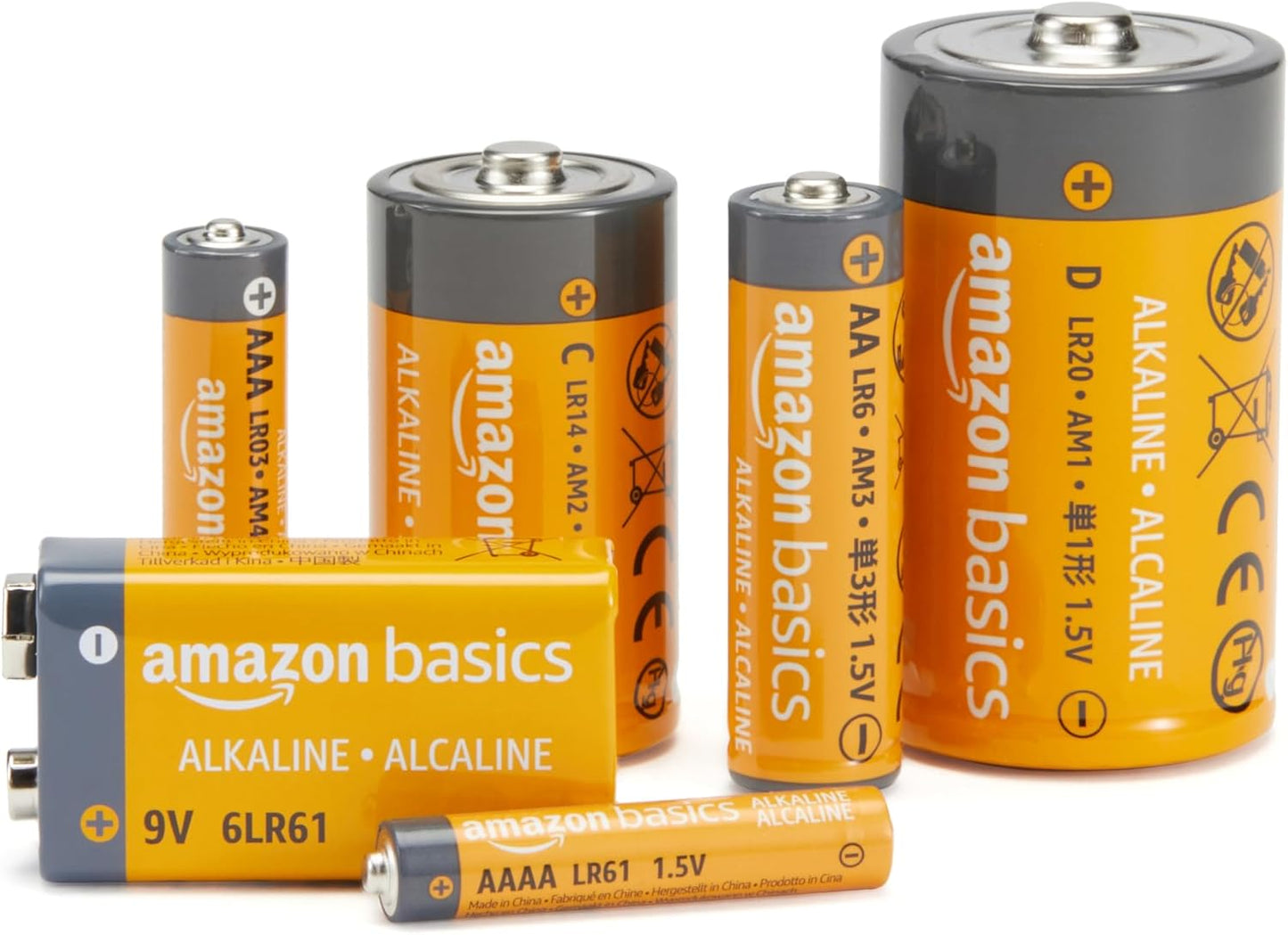 Amazon Basics AAA Long-Lasting Alkaline Batteries, 12 Count, 1.5 Volt, 10-Year Shelf Life, for Home and Office