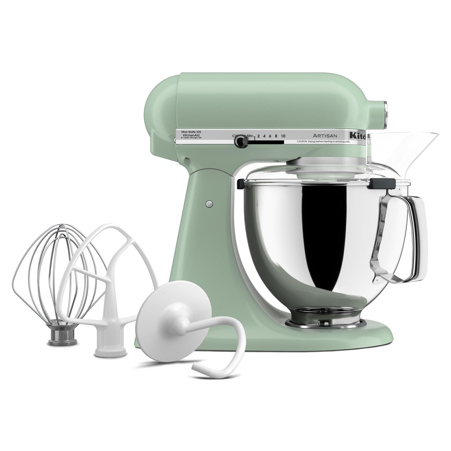 KitchenAid Artisan Series 5 Quart Tilt Head Stand Mixer with Pouring Shield KSM150PS, Aqua Sky