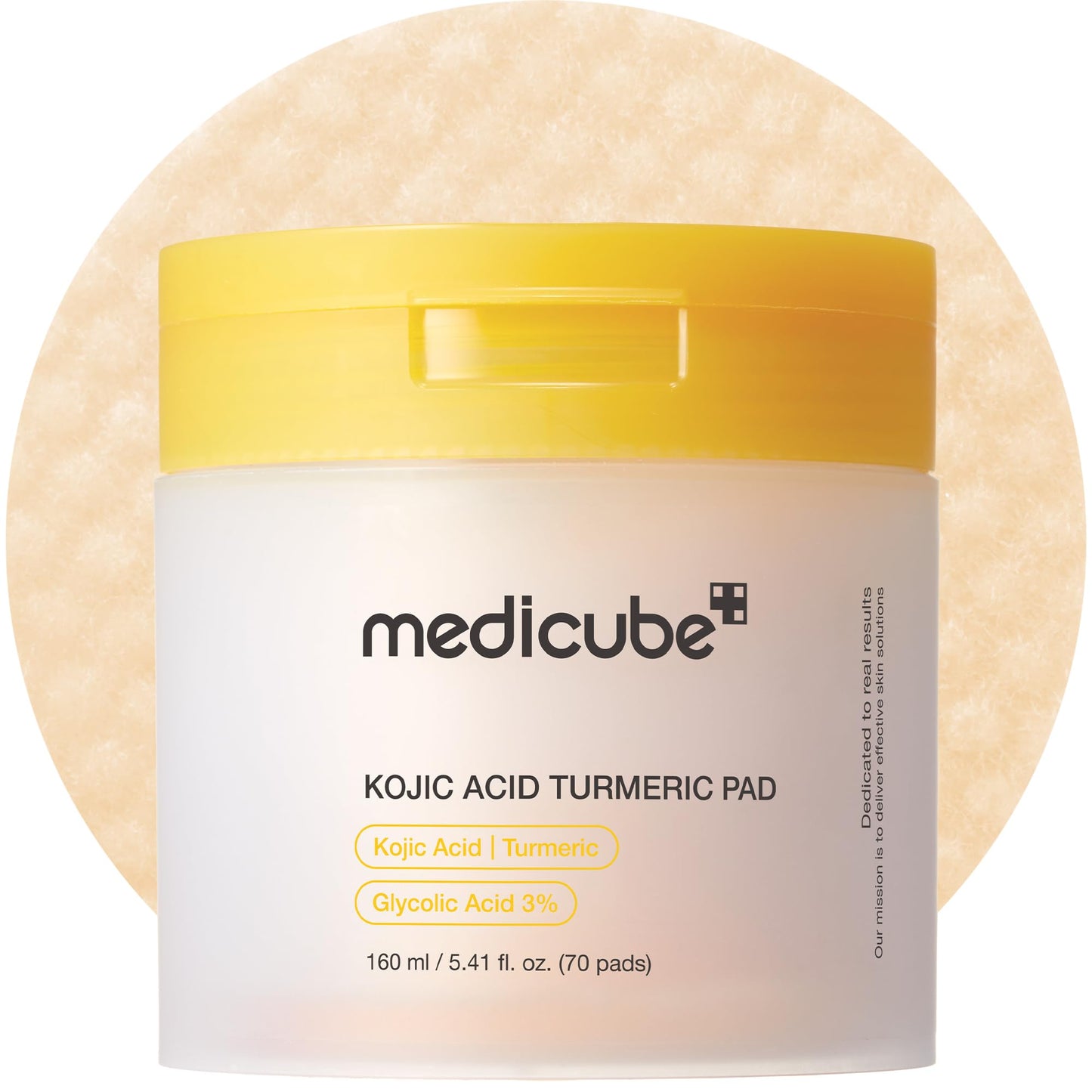 medicube Toner Pads Zero Pore Pad 2.0 | Dual-Textured Facial Pad for Exfoliation and Pore Care with 4.5% AHA Lactic Acid, 0.45% BHA Salicylic Acid | Ideal for All, Korean Skin Care, 70 Pads (1 Pack)