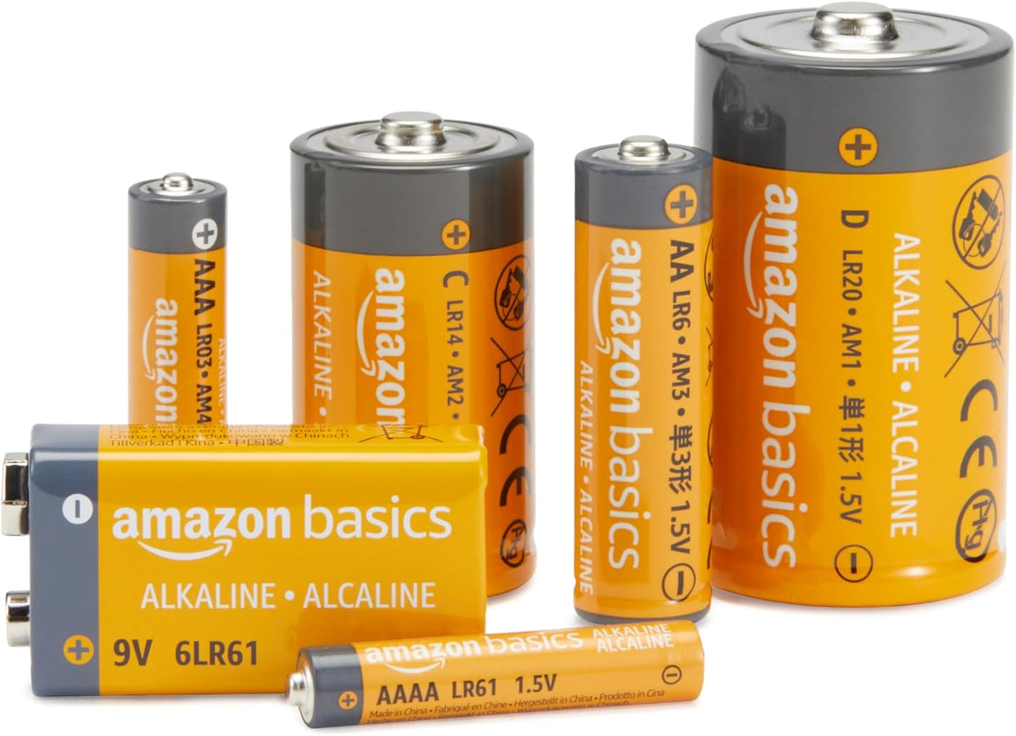 Amazon Basics AAA Long-Lasting Alkaline Batteries, 12 Count, 1.5 Volt, 10-Year Shelf Life, for Home and Office