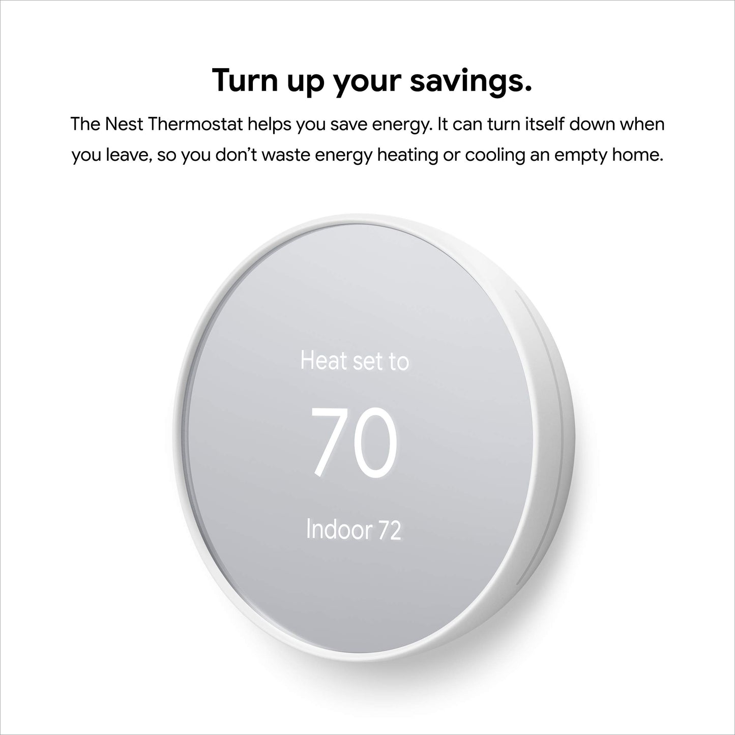 Google Nest Thermostat - Smart Thermostat for Home - Programmable Wifi Thermostat - Charcoal