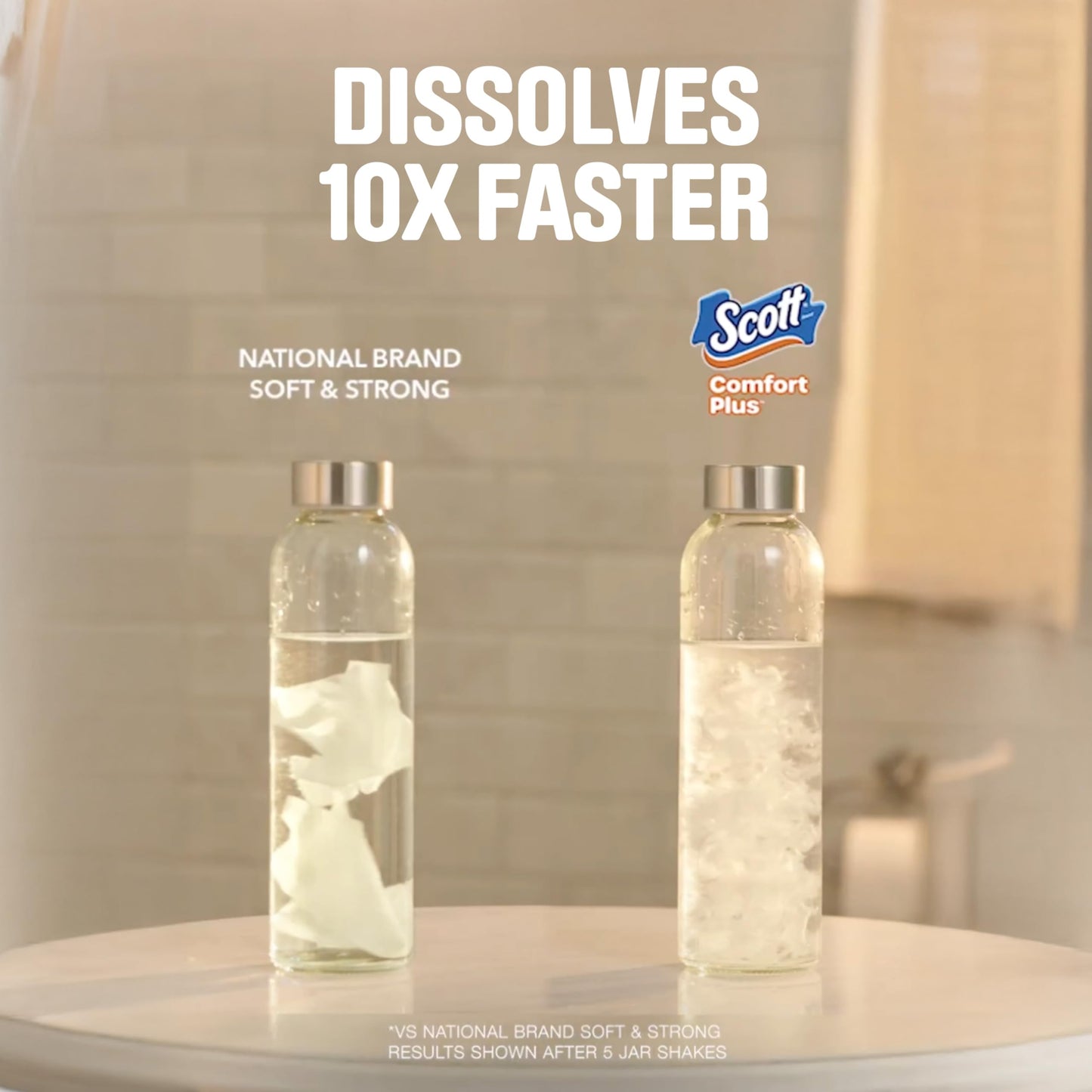 Scott ComfortPlus Toilet Paper, 48 Double Rolls, 231 Sheets per Roll, Septic-Safe, 1-Ply Toilet Tissue