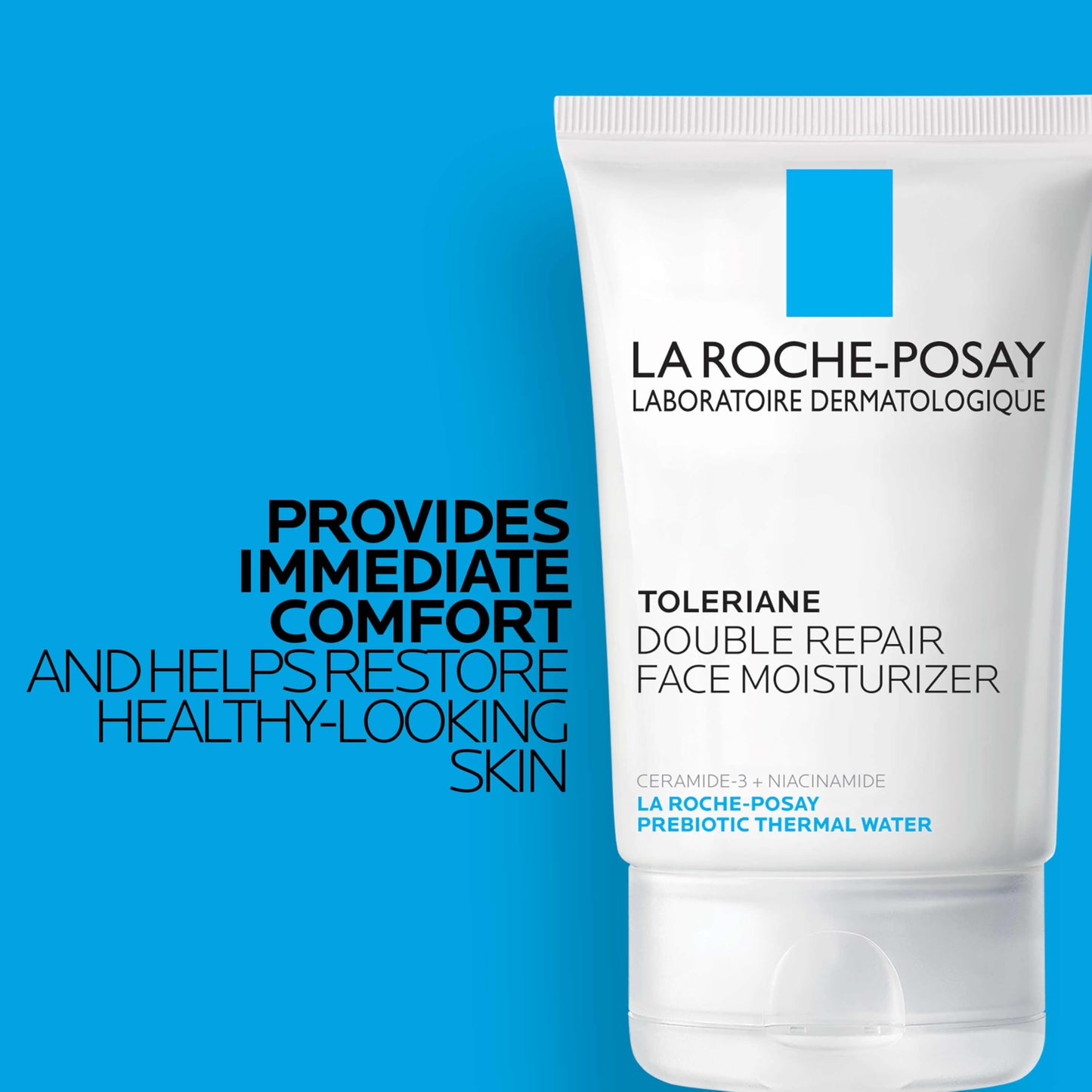 La Roche-Posay Toleriane Double Repair Face Moisturizer, Daily Moisturizer Face Cream with Ceramide & Niacinamide for All Skin Types, Immediate Comfort & Long Lasting Hydration, Fragrance Free