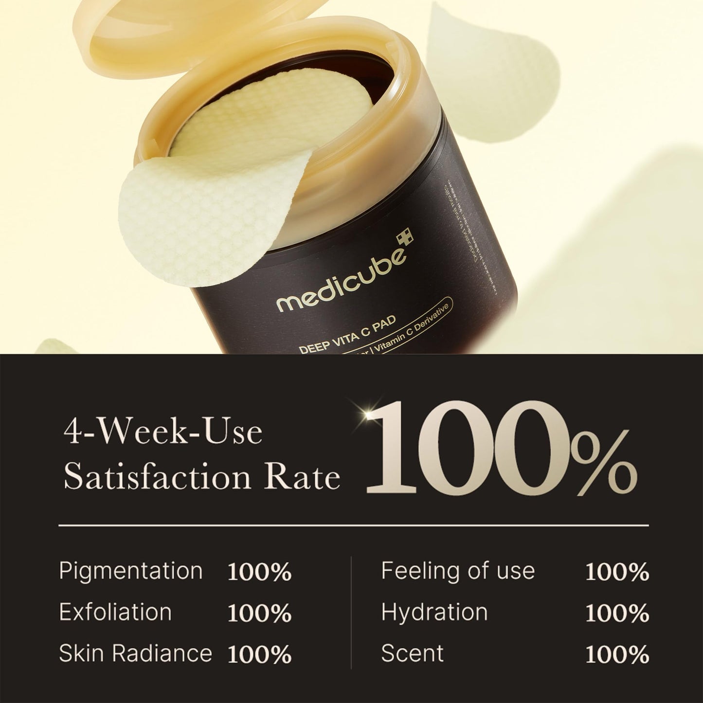 medicube Toner Pads Zero Pore Pad 2.0 | Dual-Textured Facial Pad for Exfoliation and Pore Care with 4.5% AHA Lactic Acid, 0.45% BHA Salicylic Acid | Ideal for All, Korean Skin Care, 70 Pads (1 Pack)