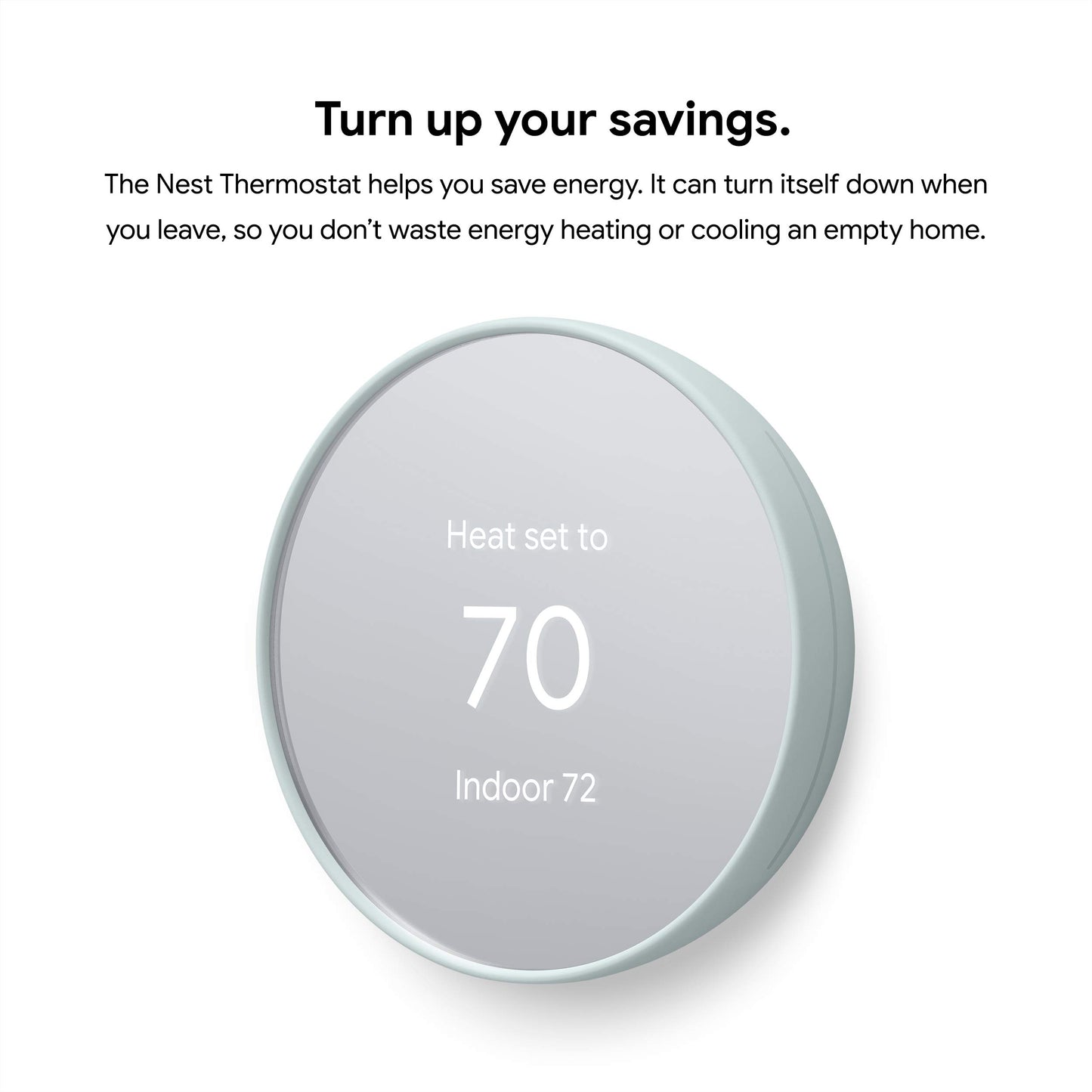 Google Nest Thermostat - Smart Thermostat for Home - Programmable Wifi Thermostat - Charcoal