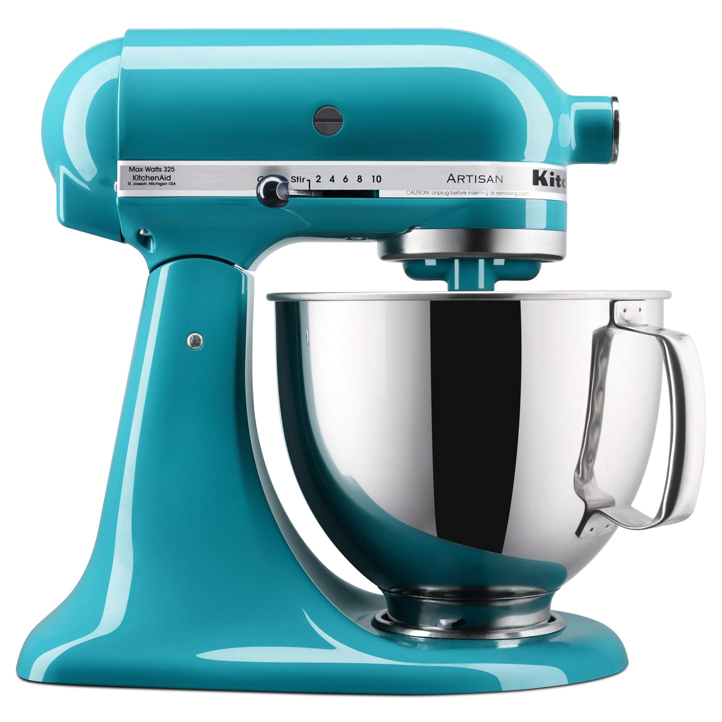 KitchenAid Artisan Series 5 Quart Tilt Head Stand Mixer with Pouring Shield KSM150PS, Aqua Sky