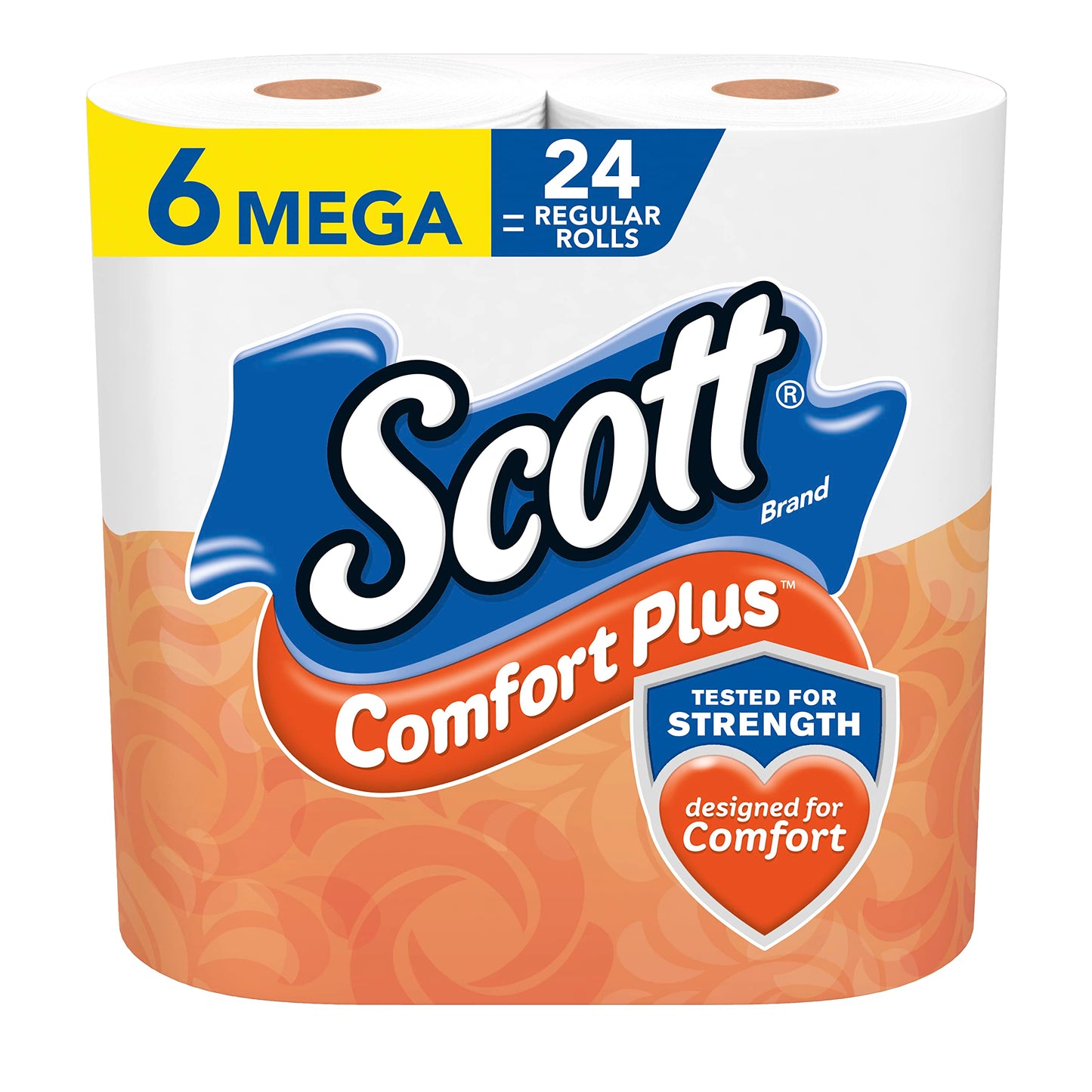 Scott ComfortPlus Toilet Paper, 48 Double Rolls, 231 Sheets per Roll, Septic-Safe, 1-Ply Toilet Tissue