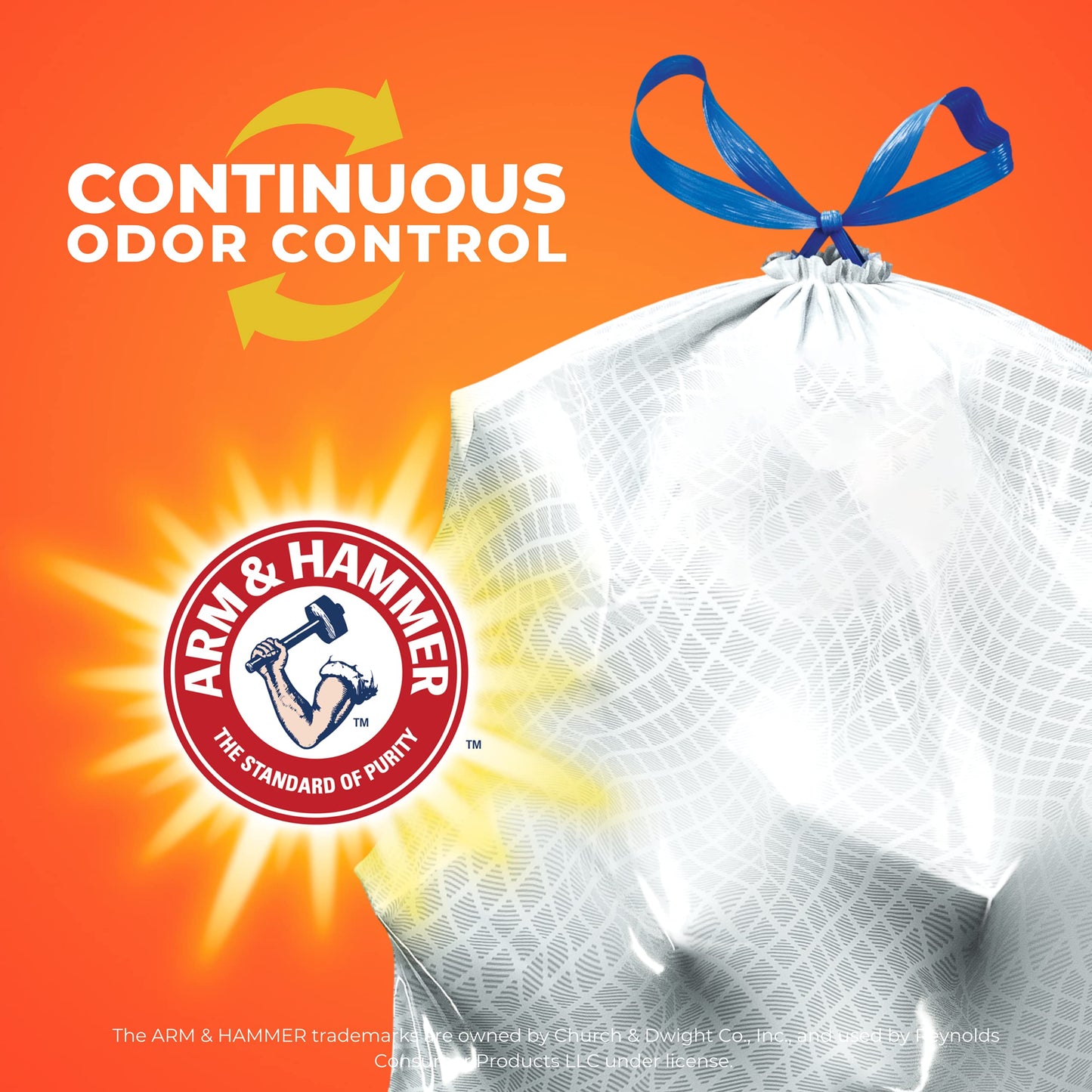 Hefty Ultra Strong Tall Kitchen Trash Bags, Citrus Twist Scent, 13 Gallon, 80 Count